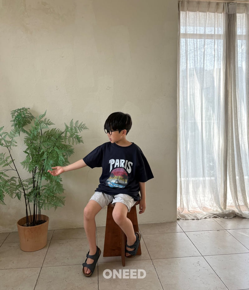 Oneed - Korean Children Fashion - #todddlerfashion - Paris Short Sleeve Tee - 10