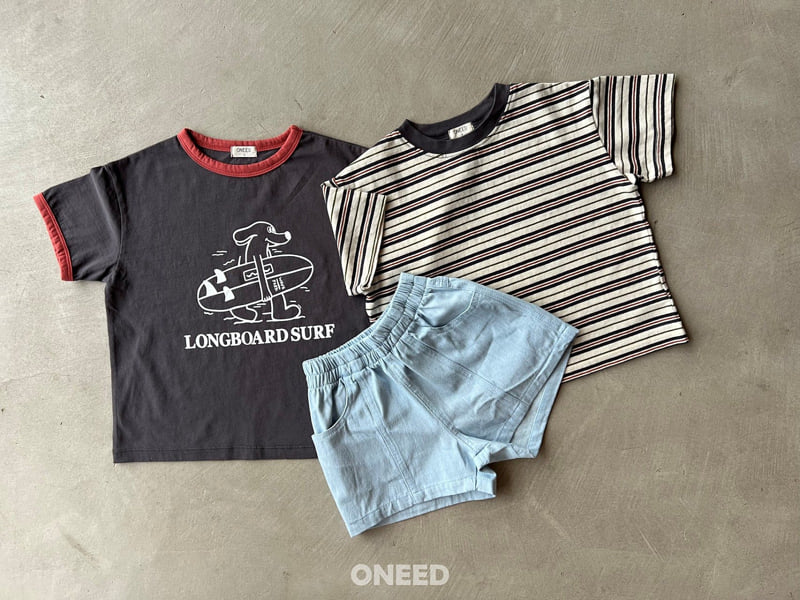 Oneed - Korean Children Fashion - #todddlerfashion - Cut Denim Shorts - 5