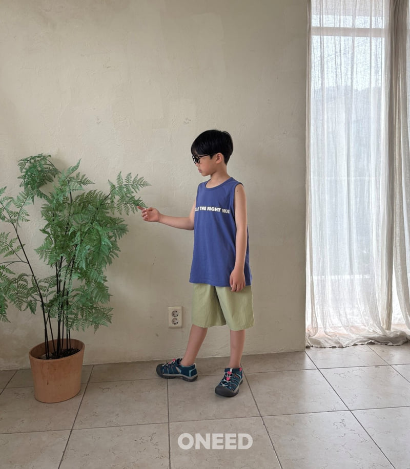 Oneed - Korean Children Fashion - #toddlerclothing - Follow Sleeveless Tee - 10