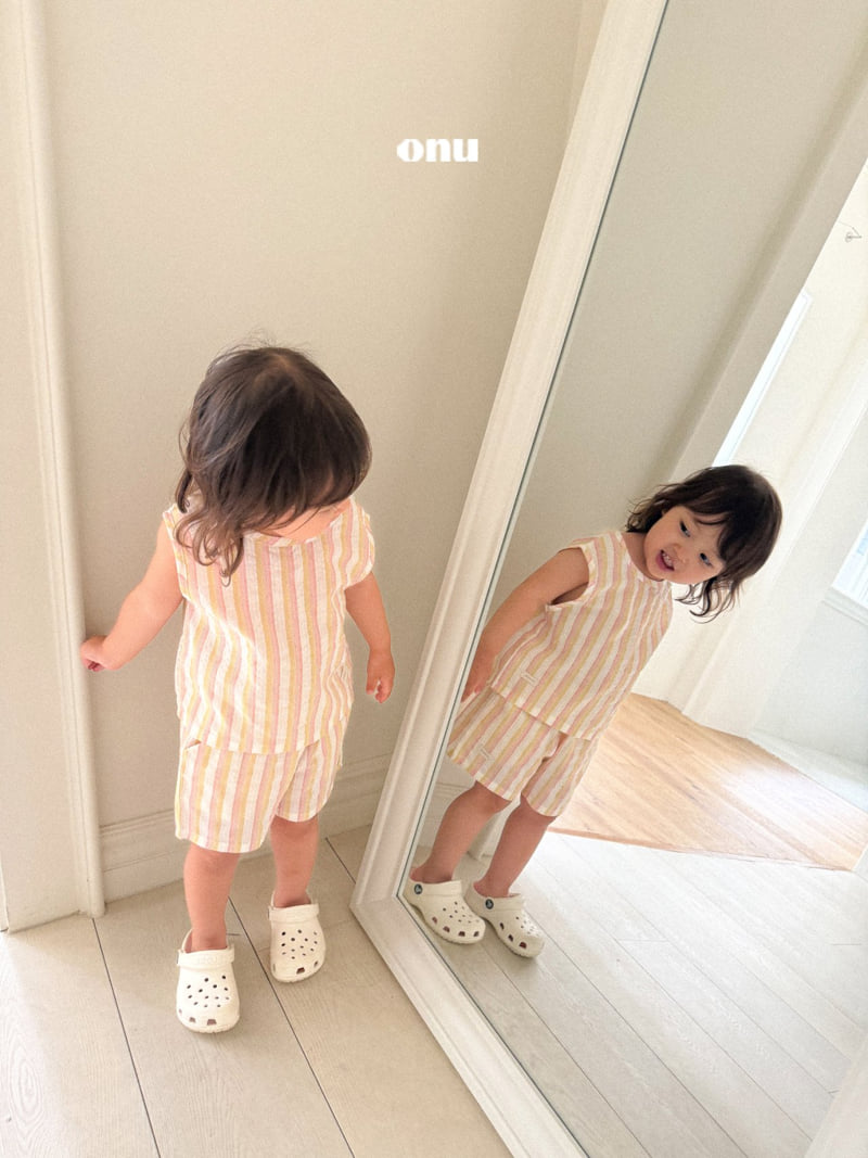 Onu - Korean Children Fashion - #Kfashion4kids - Summer Stripe Set-up - 11