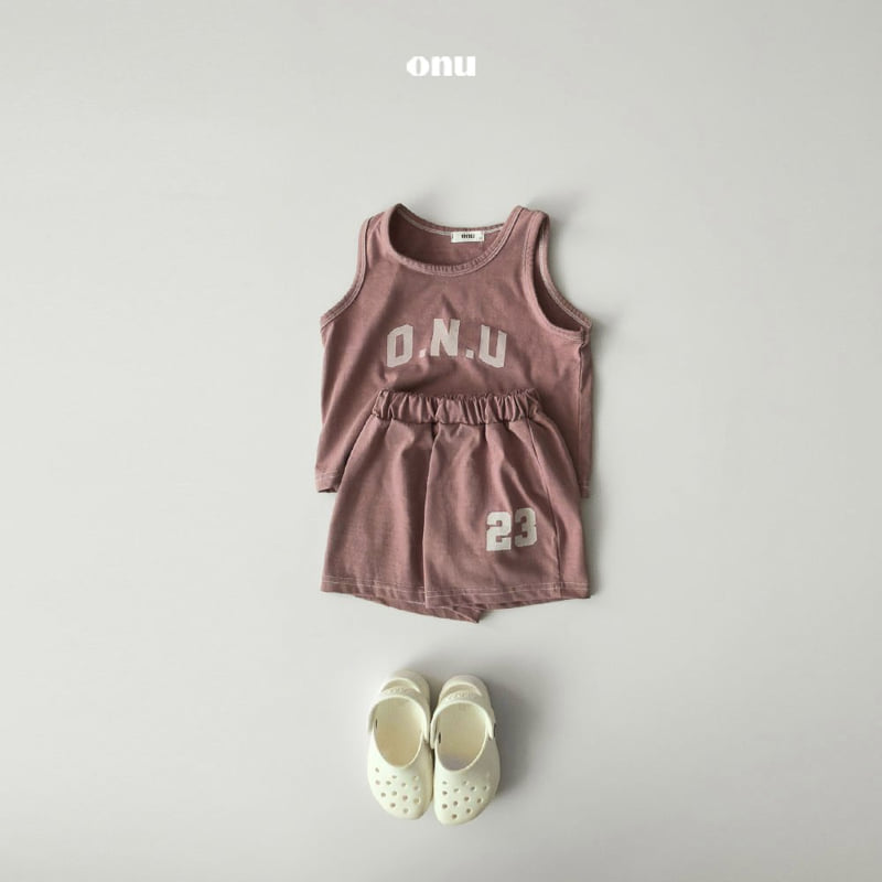 Onu - Korean Children Fashion - #Kfashion4kids - Pig Sleeveless Set-up - 9