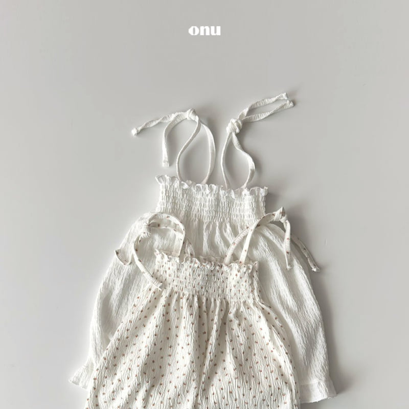 Onu - Korean Children Fashion - #Kfashion4kids - Smocked One-piece - 5