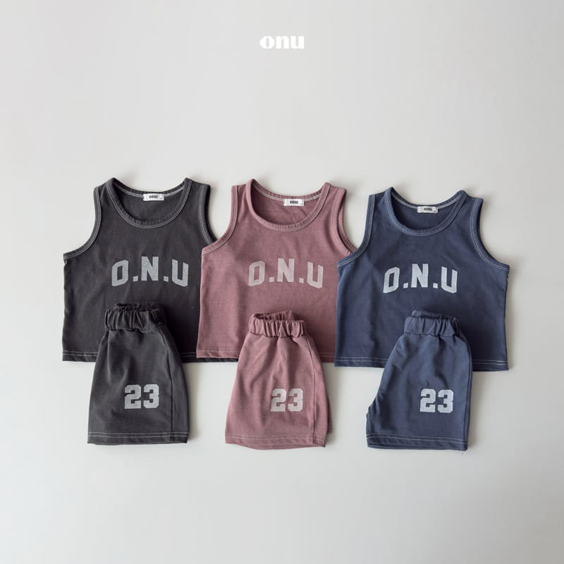Onu - Korean Children Fashion - #childofig - Pig Sleeveless Set-up