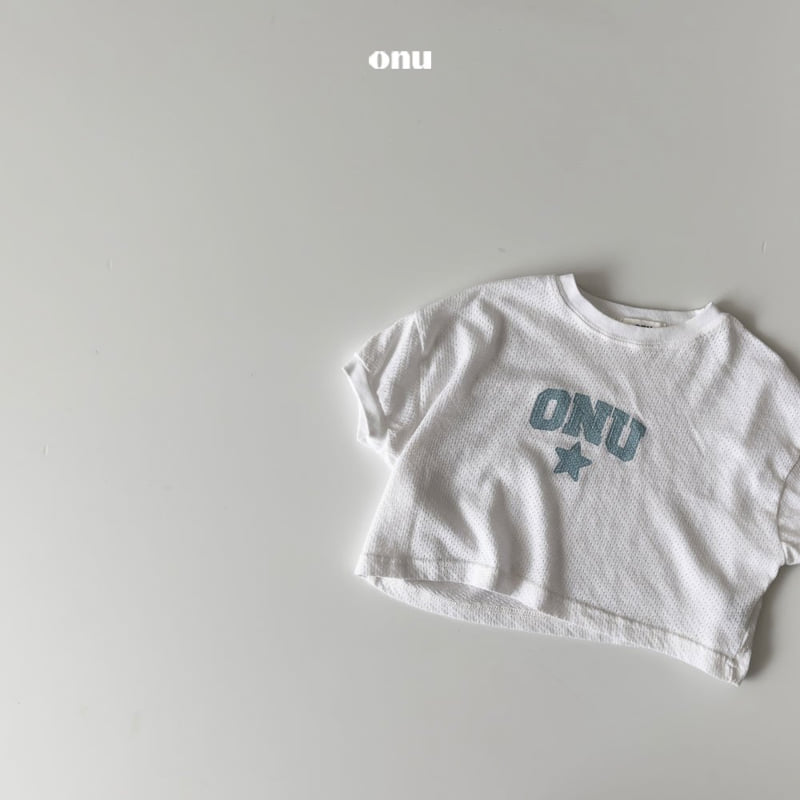Onu - Korean Children Fashion - #childrensboutique - Cotton Mesh Tee - 5