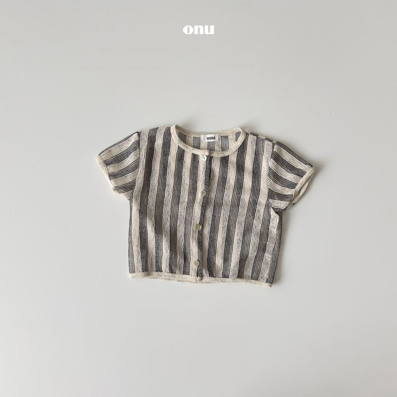 Onu - Korean Children Fashion - #designkidswear - Stripe Cardigan