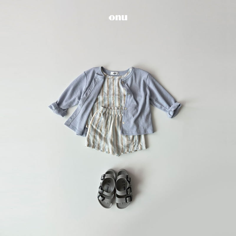 Onu - Korean Children Fashion - #discoveringself - Summer Stripe Set-up - 6