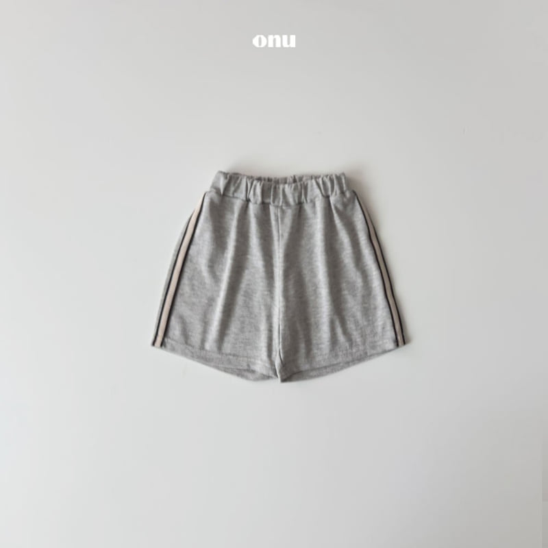 Onu - Korean Children Fashion - #discoveringself - Tape Jersey Shorts - 5