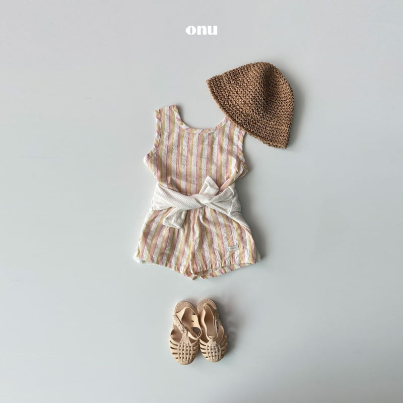 Onu - Korean Children Fashion - #fashionkids - Summer Stripe Set-up - 7