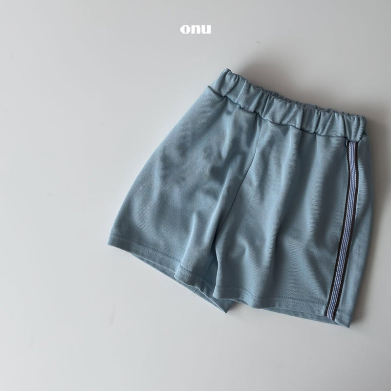 Onu - Korean Children Fashion - #fashionkids - Tape Jersey Shorts - 6