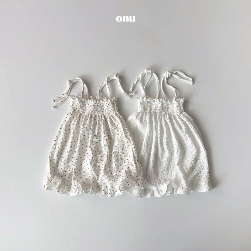 Onu - Korean Children Fashion - #fashionkids - Smocked One-piece