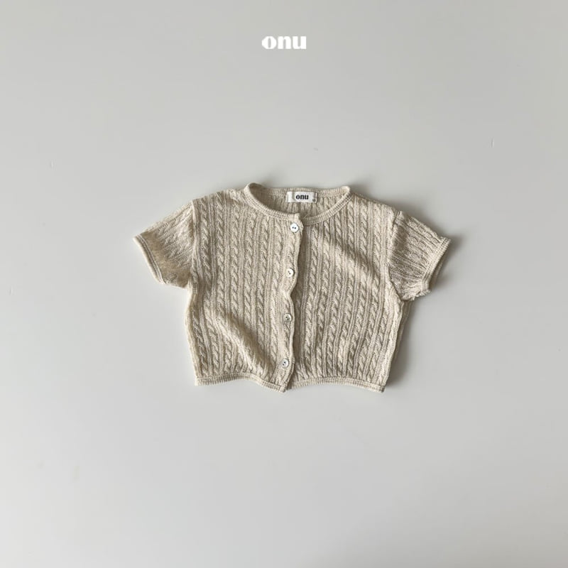 Onu - Korean Children Fashion - #kidsshorts - Cable Knit Cardigan - 3