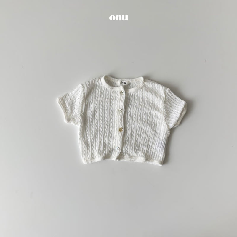 Onu - Korean Children Fashion - #kidsshorts - Cable Knit Cardigan - 4