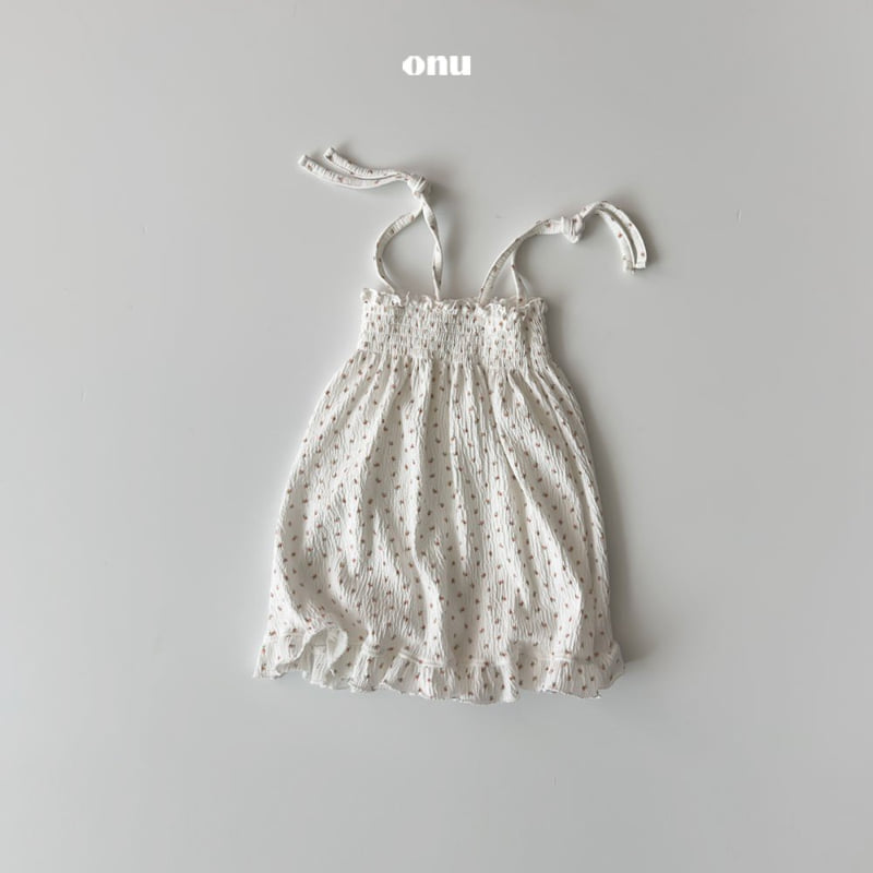 Onu - Korean Children Fashion - #kidsstore - Smocked One-piece - 3