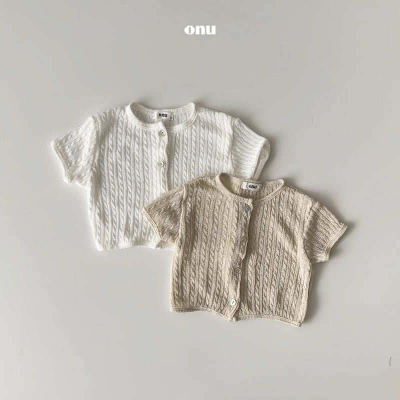 Onu - Korean Children Fashion - #kidzfashiontrend - Cable Knit Cardigan - 5
