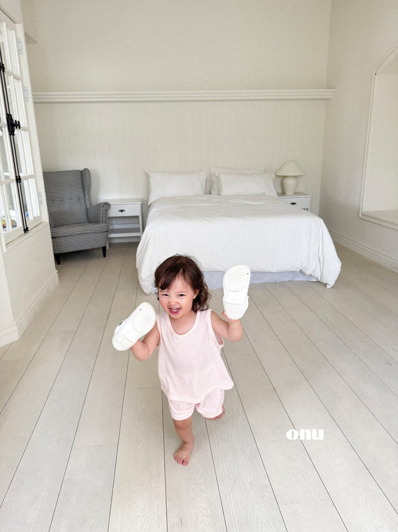 Onu - Korean Children Fashion - #magicofchildhood - Natural Linen Set-up - 10