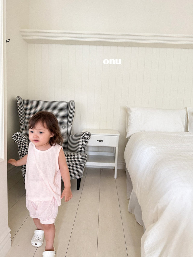 Onu - Korean Children Fashion - #minifashionista - Natural Linen Set-up - 11