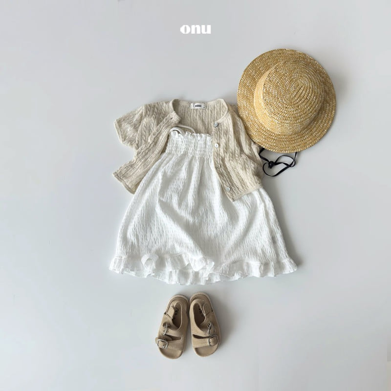 Onu - Korean Children Fashion - #minifashionista - Smocked One-piece - 8
