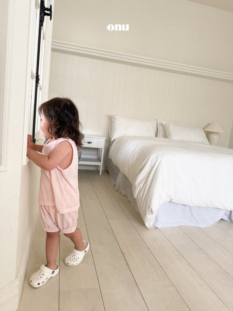 Onu - Korean Children Fashion - #prettylittlegirls - Natural Linen Set-up - 12