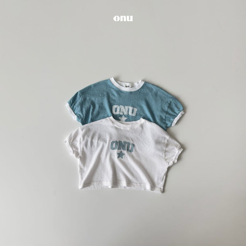 Onu - Korean Children Fashion - #todddlerfashion - Cotton Mesh Tee