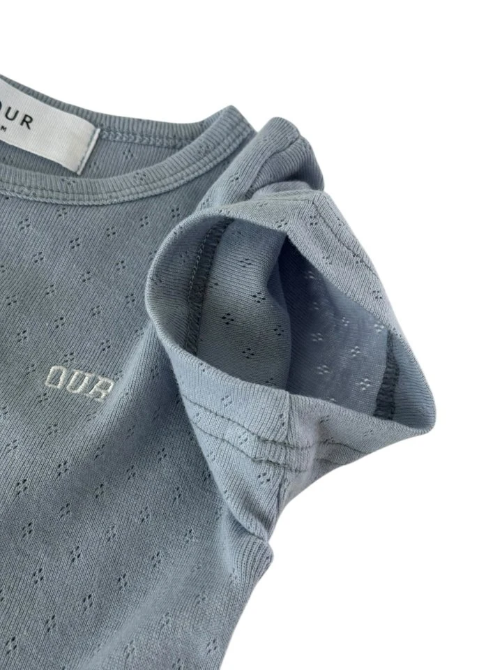 Our - Korean Children Fashion - #designkidswear - Void Drop Shoulder Tee - 3
