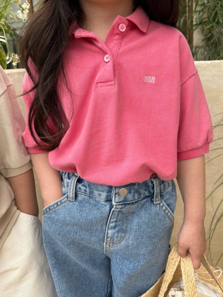 Our - Korean Children Fashion - #discoveringself - Pigment Polo Tee - 11