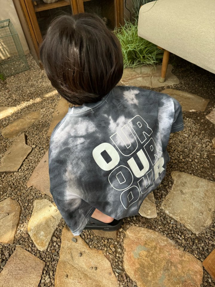 Our - Korean Children Fashion - #discoveringself - Tie-Dye Logo Tee - 4