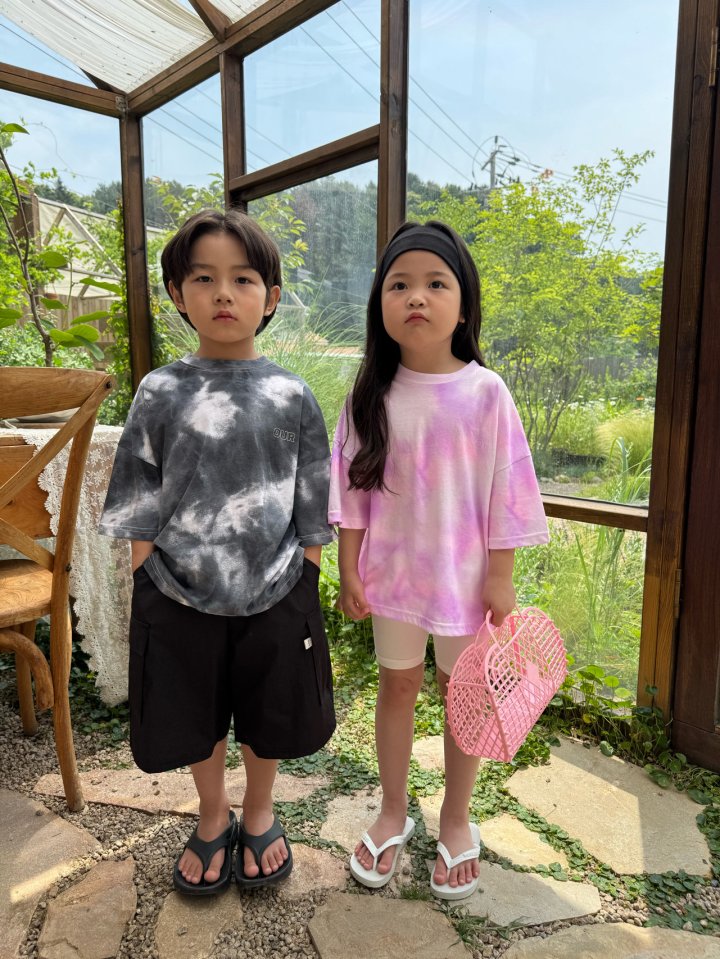 Our - Korean Children Fashion - #kidzfashiontrend - Tie-Dye Logo Tee - 7