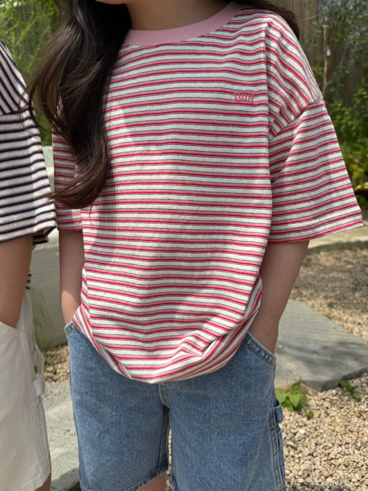 Our - Korean Children Fashion - #littlefashionista - Coast Stripe Tee - 8