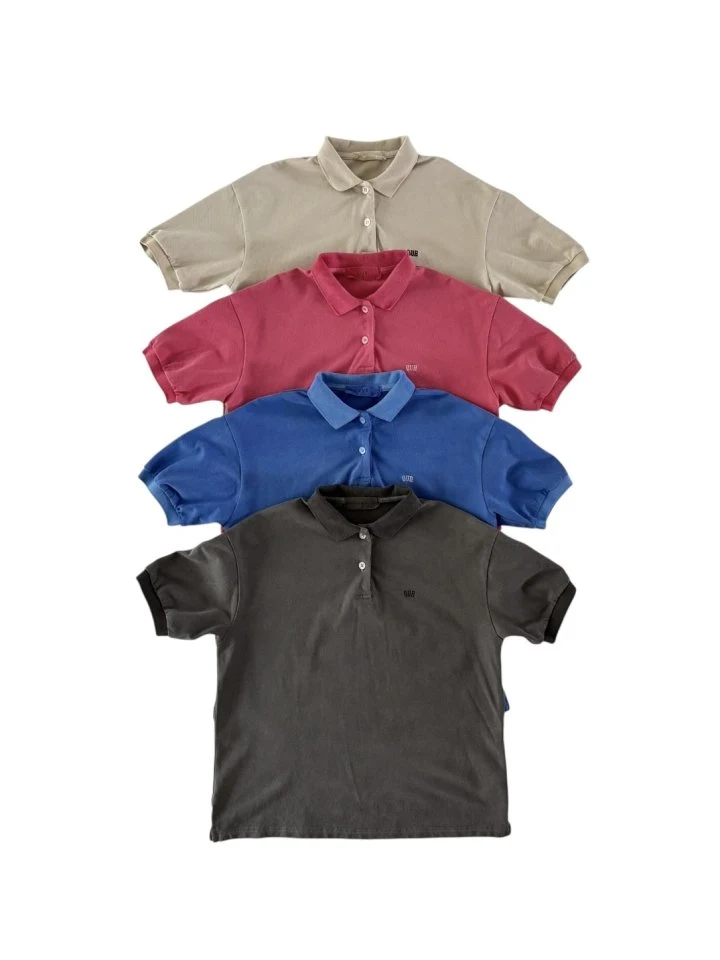 Our - Korean Children Fashion - #littlefashionista - Pigment Polo Tee