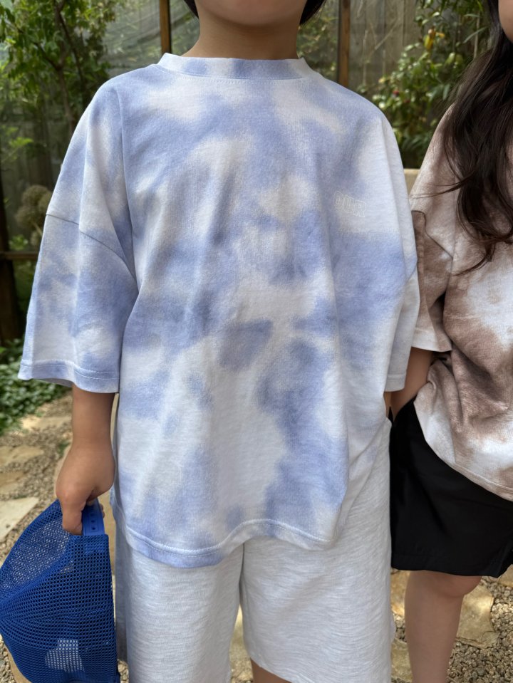 Our - Korean Children Fashion - #magicofchildhood - Tie-Dye Logo Tee - 10