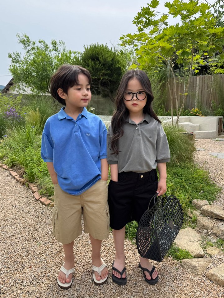 Our - Korean Children Fashion - #minifashionista - Pigment Polo Tee - 3