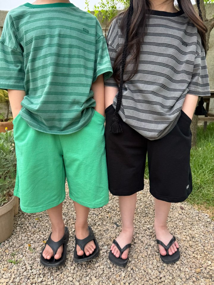Our - Korean Children Fashion - #prettylittlegirls - Wave Dyed Stripe Tee - 10
