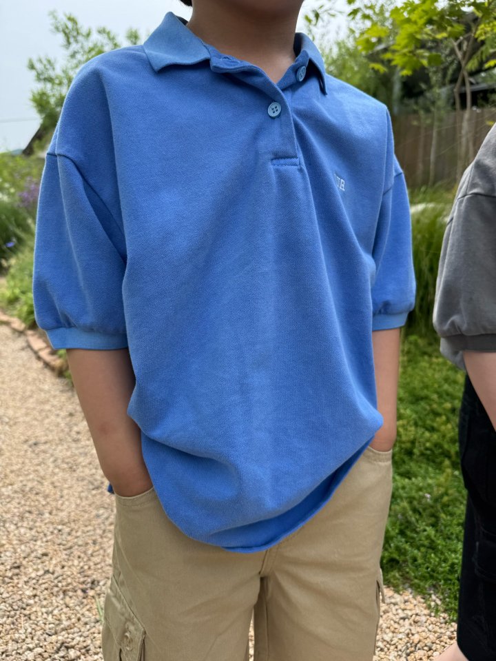 Our - Korean Children Fashion - #minifashionista - Pigment Polo Tee - 4