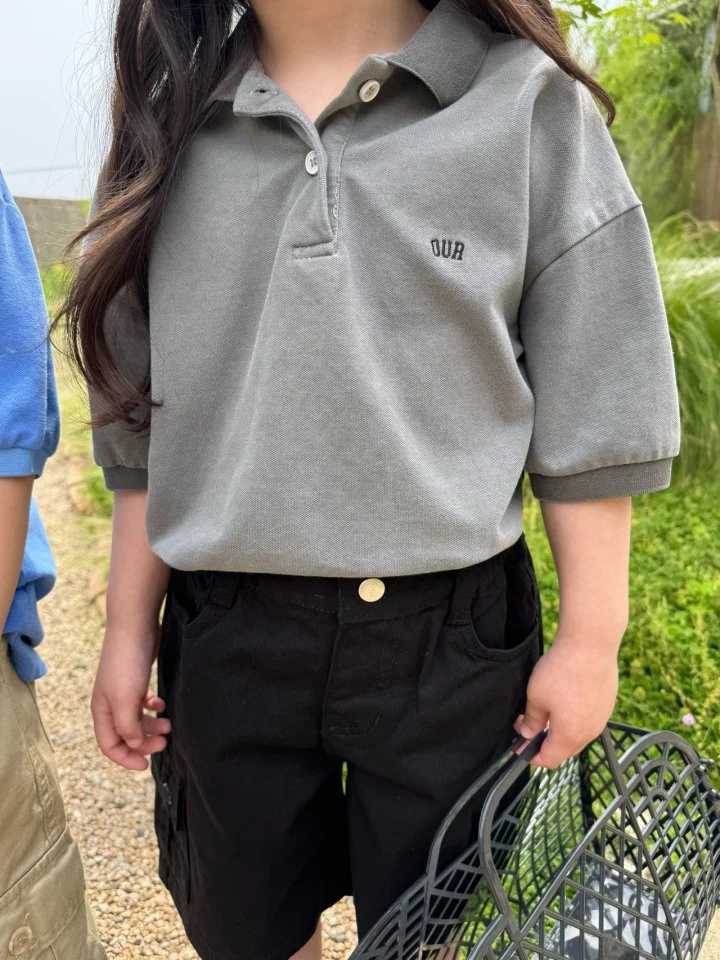 Our - Korean Children Fashion - #toddlerclothing - Pigment Polo Tee - 6