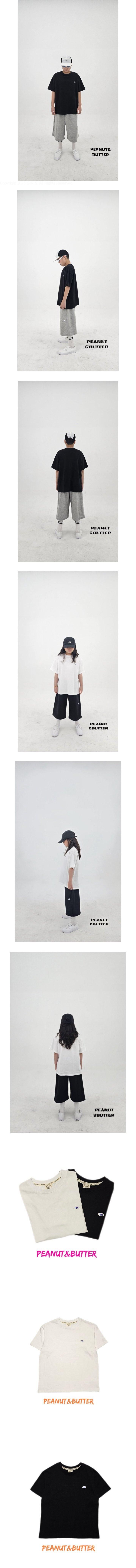 Peanut & Butter - Korean Children Fashion - #kidsshorts - Mini Waffle Short Sleeve Tee