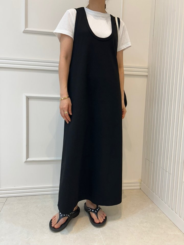 Pearls room - Korean Women Fashion - #momslook - Layered One-piece Set - 10