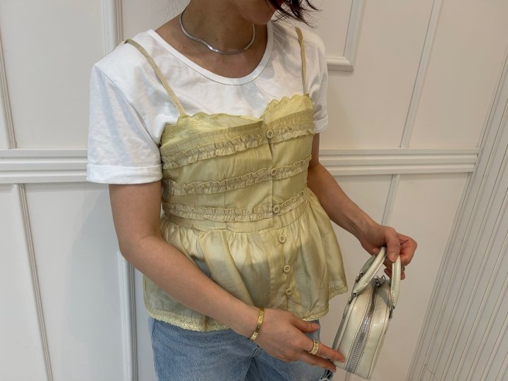 Pearls room - Korean Women Fashion - #momslook - Selena Sleeveless - 12