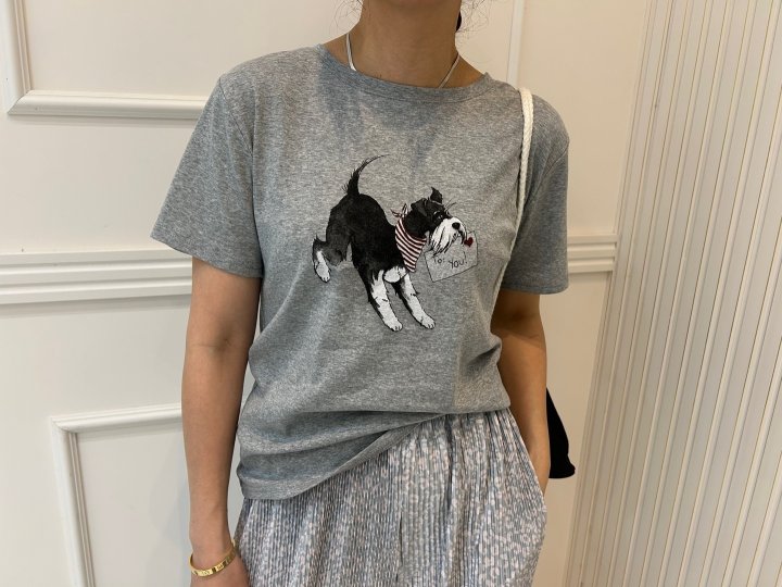 Pearls room - Korean Women Fashion - #momslook - Shuna Tee - 2
