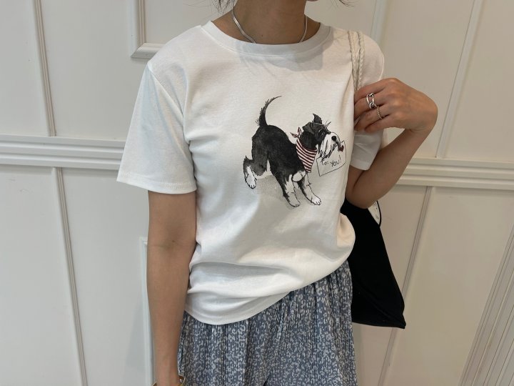 Pearls room - Korean Women Fashion - #momslook - Shuna Tee - 8