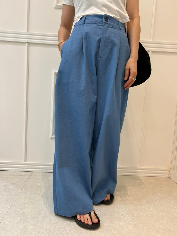 Pearls room - Korean Women Fashion - #momslook - Layered Wide Pants - 3
