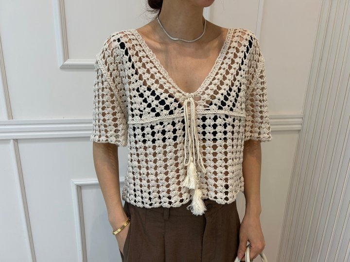 Pearls room - Korean Women Fashion - #momslook - X Knit - 9
