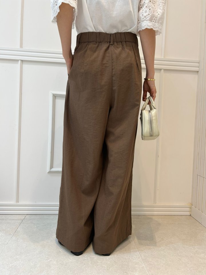 Pearls room - Korean Women Fashion - #momslook - Linen Pintuck Sleeveless - 5