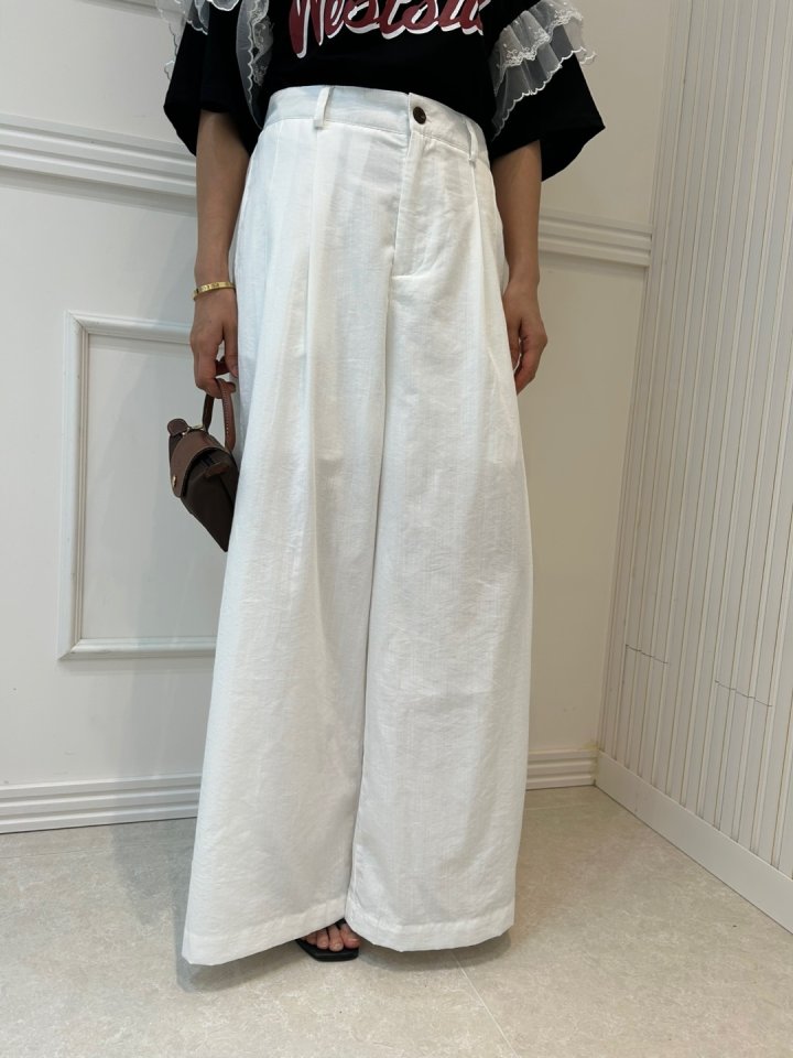 Pearls room - Korean Women Fashion - #momslook - Linen Pintuck Sleeveless - 7