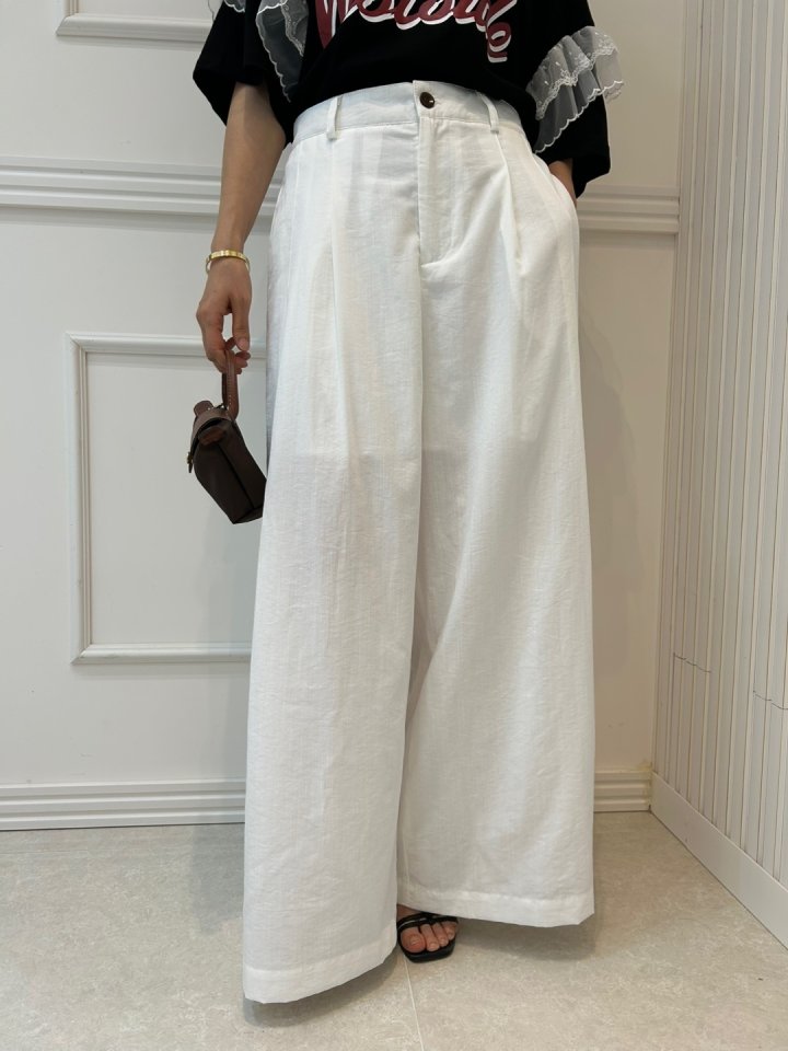 Pearls room - Korean Women Fashion - #momslook - Linen Pintuck Sleeveless - 9