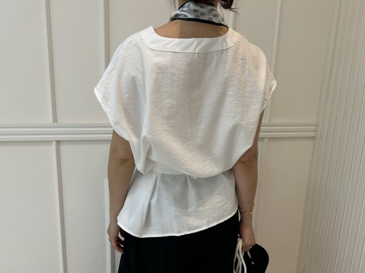 Pearls room - Korean Women Fashion - #momslook - Scarf Blouse - 10