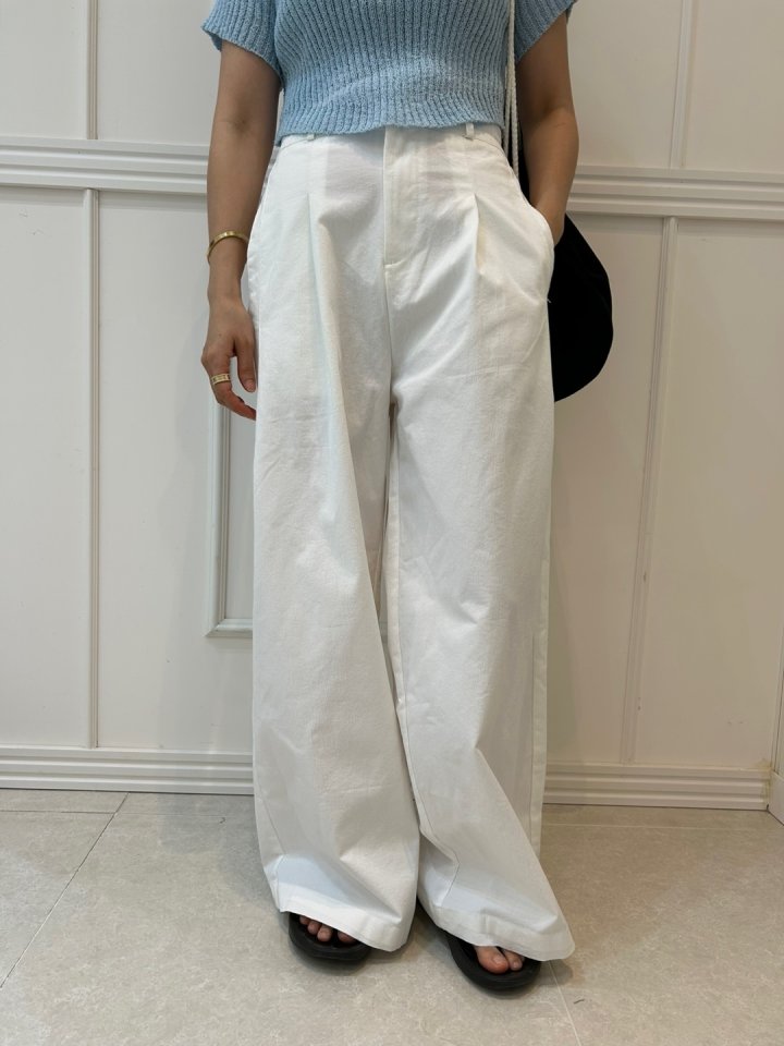 Pearls room - Korean Women Fashion - #pursuepretty - Layered Wide Pants - 7