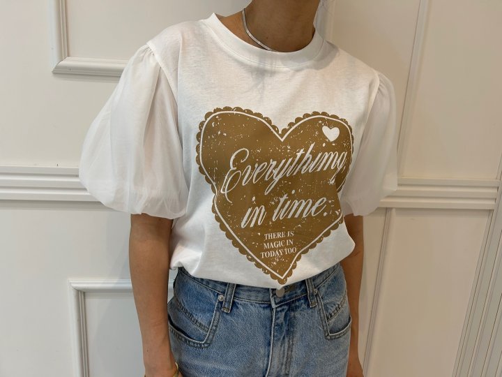 Pearls room - Korean Women Fashion - #romanticstyle - Time Tee - 7