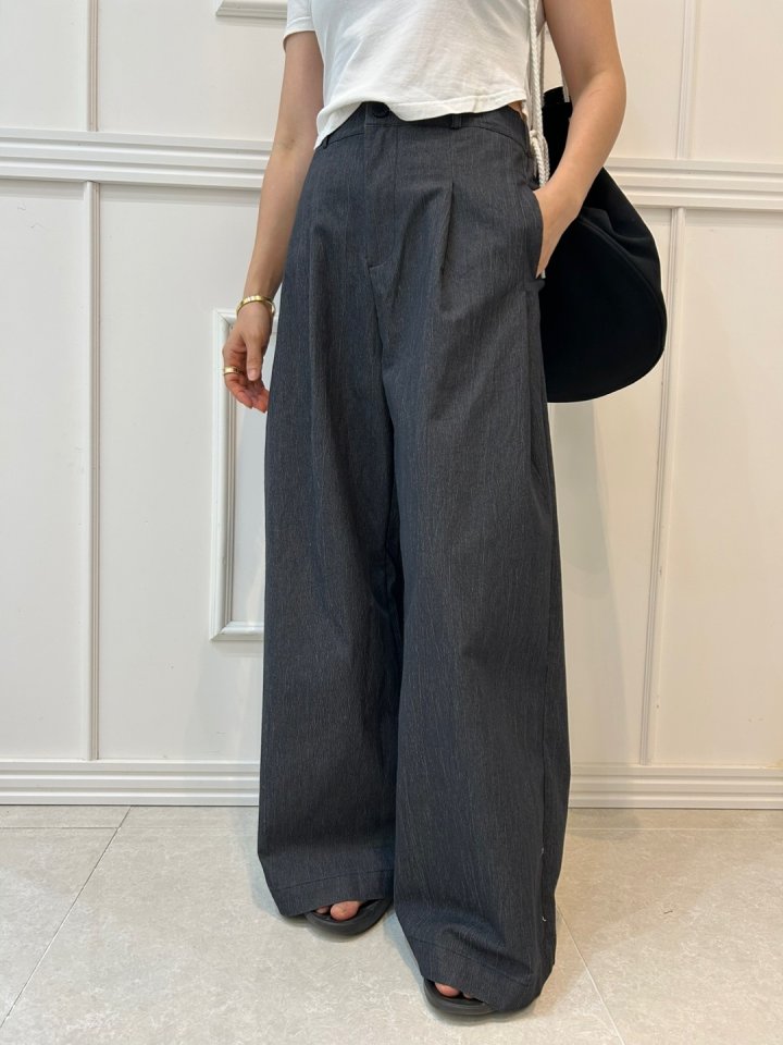 Pearls room - Korean Women Fashion - #shopsmall - Layered Wide Pants - 10