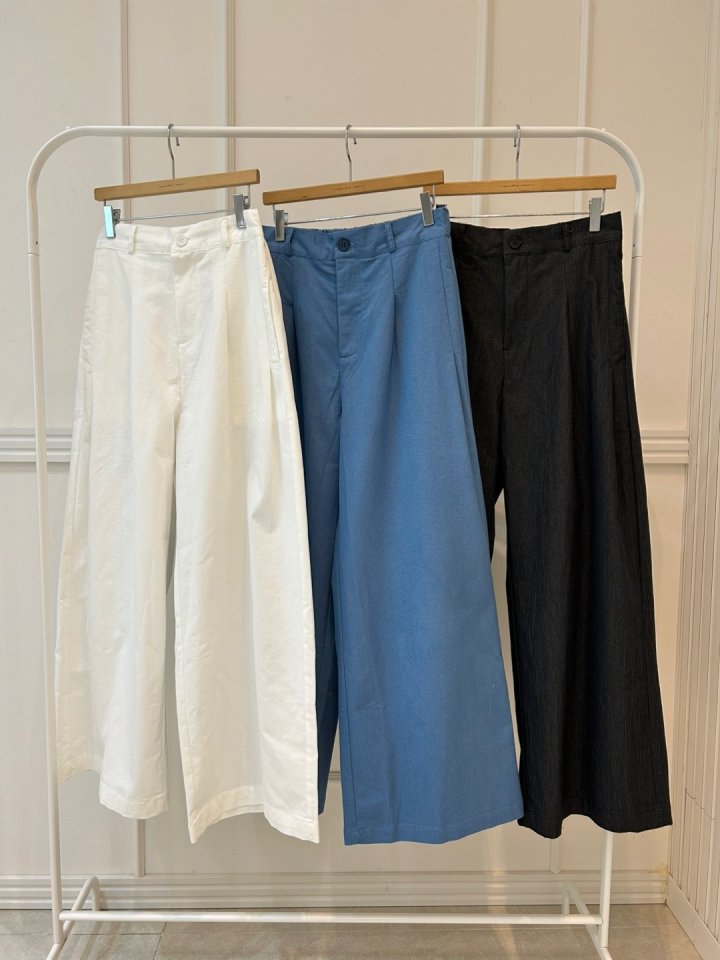 Pearls room - Korean Women Fashion - #thelittlethings - Layered Wide Pants - 12