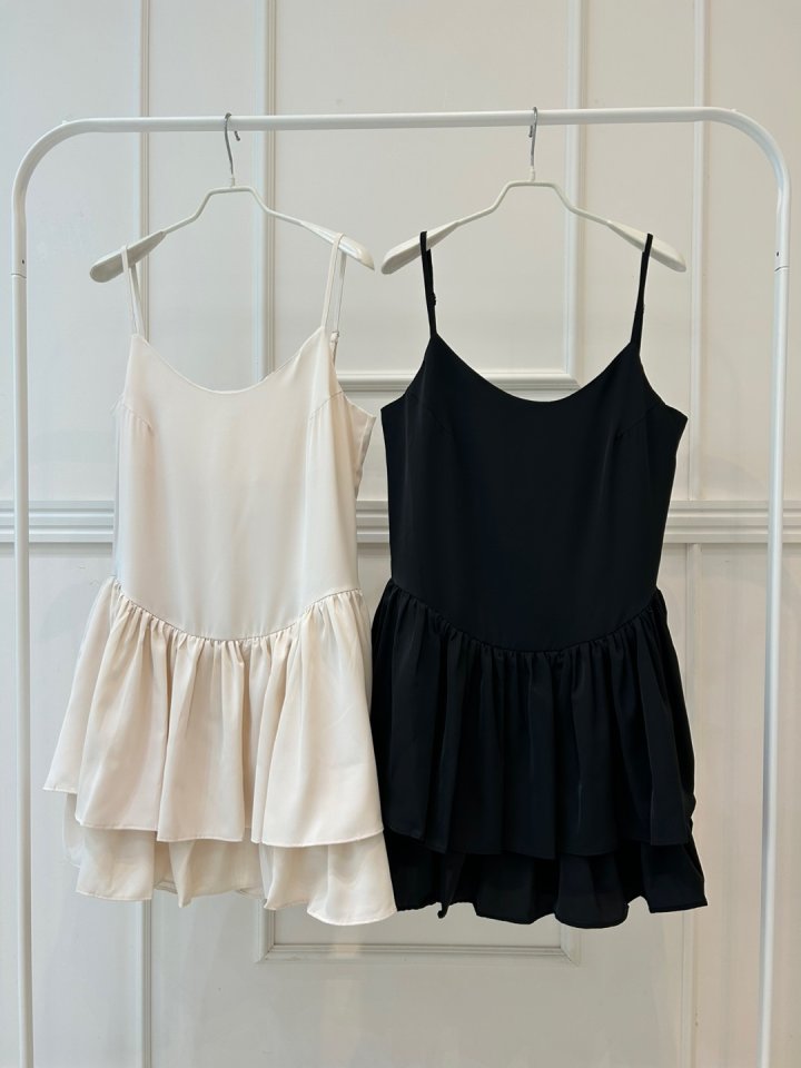 Pearls room - Korean Women Fashion - #thelittlethings - Layered Tiered One-piece - 11